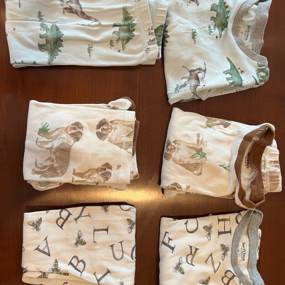 Kids Dinosaur and Animal Pajama Set